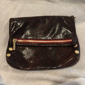 Women’s Hammitt VIP Designer Painted Rattle Print Brown Medium Crossbody Bag